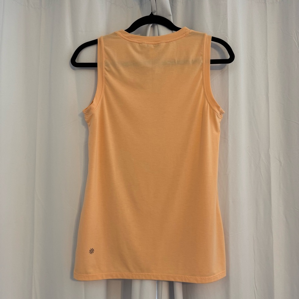 Athleta Sleeveless Crew Neck Athletic Tank Women’s XS Orange - Picture 3 of 9